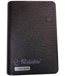 Reliable Black Leather Diary Power Bank 10400 mAh