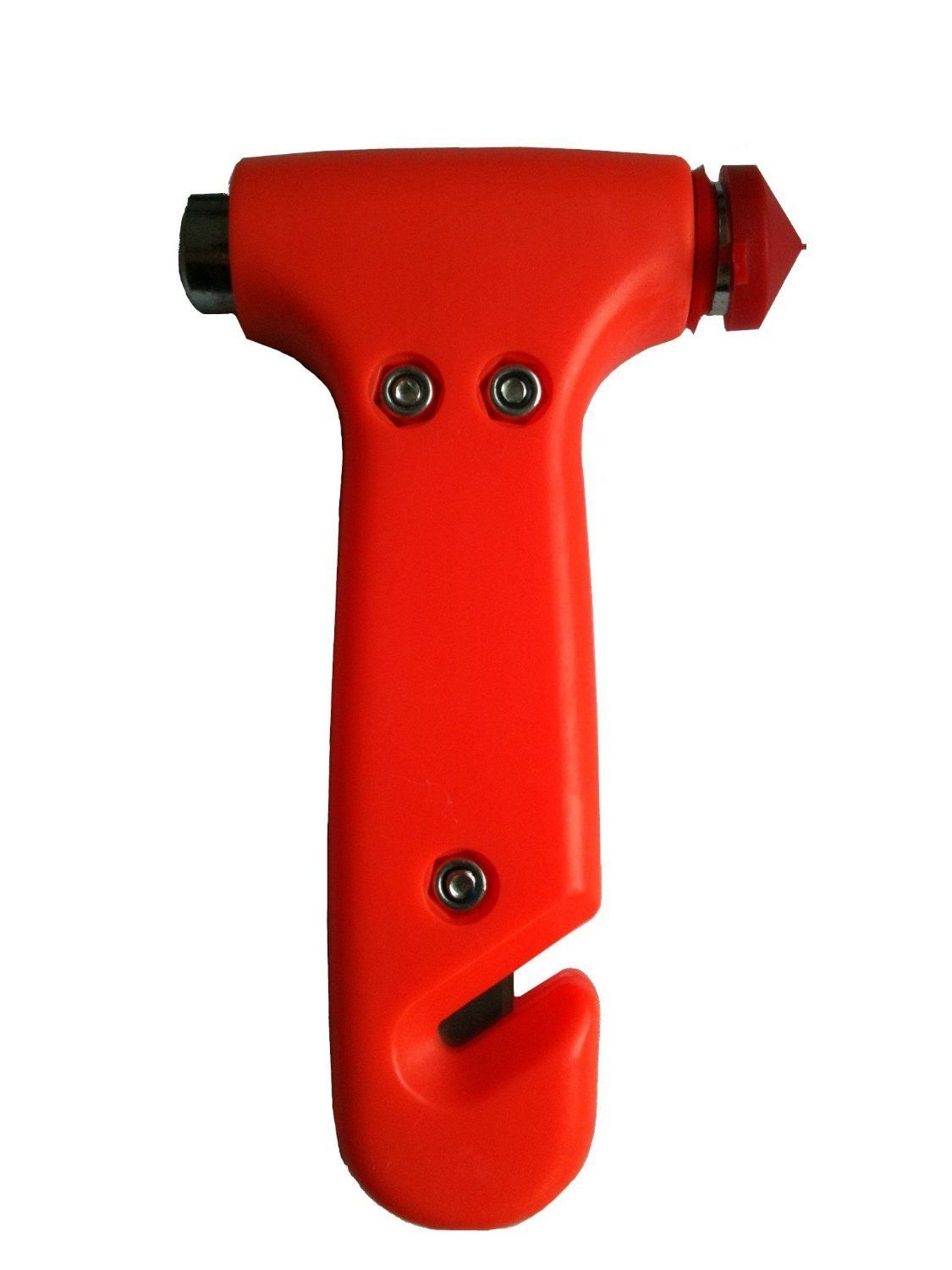 Spartan Orange Car Safety Hammer, Window Breaker And