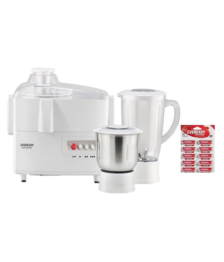 Eveready DYNAMO Juicer Mixer Grinder White Price in India Buy