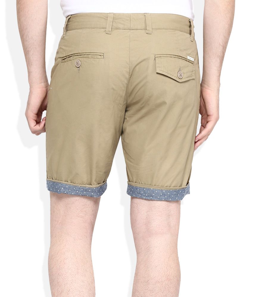 Being Human Khaki Shorts - Buy Being Human Khaki Shorts Online at Low ...