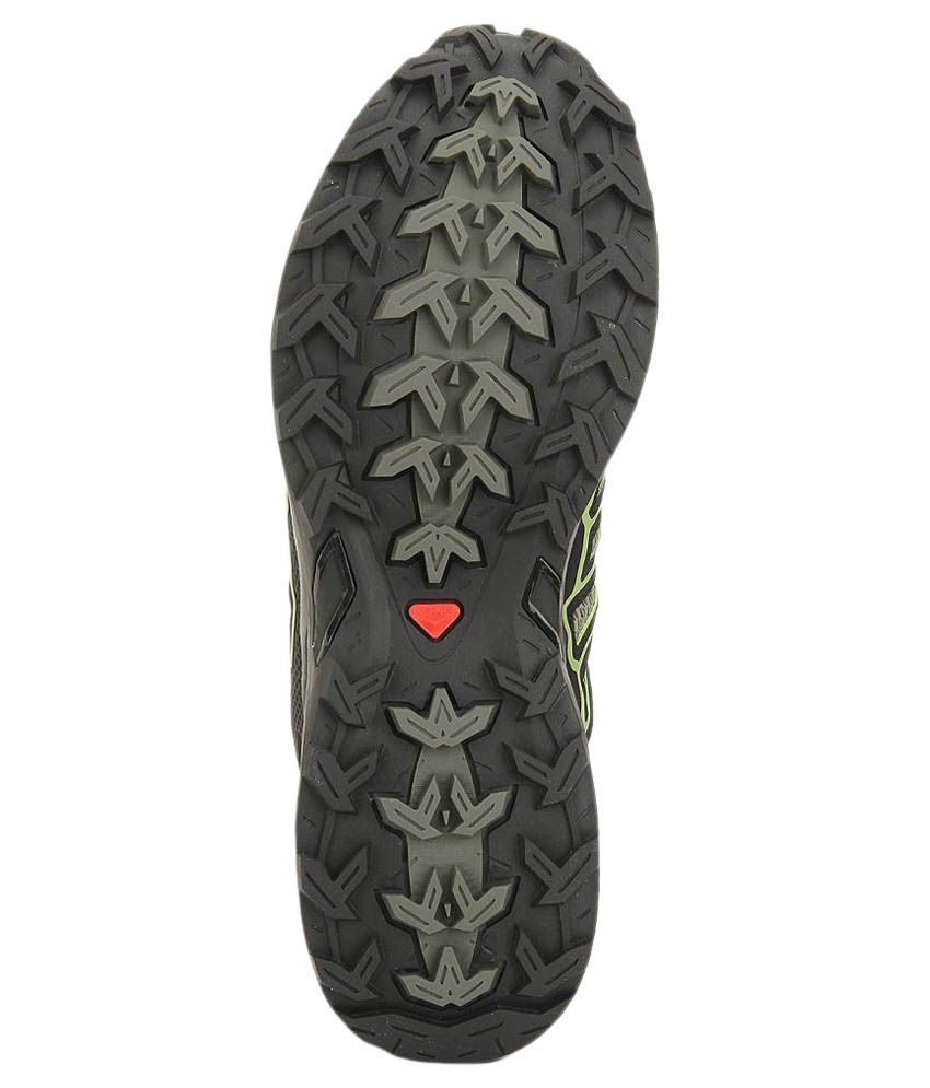 salomon green shoes