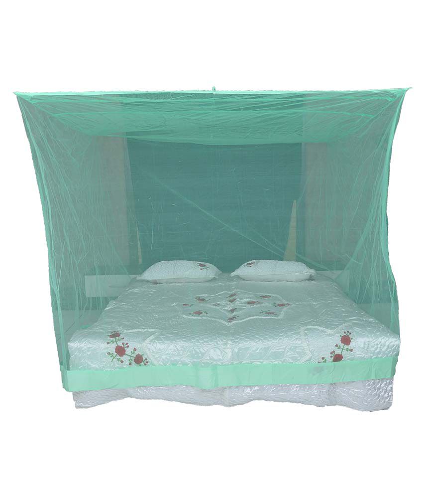     			Riddhi Mosquito Net Single Green Plain Mosquito Net