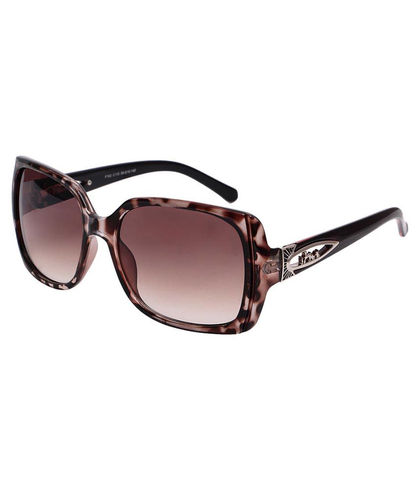 Vintage Style Brown Square Sunglasses