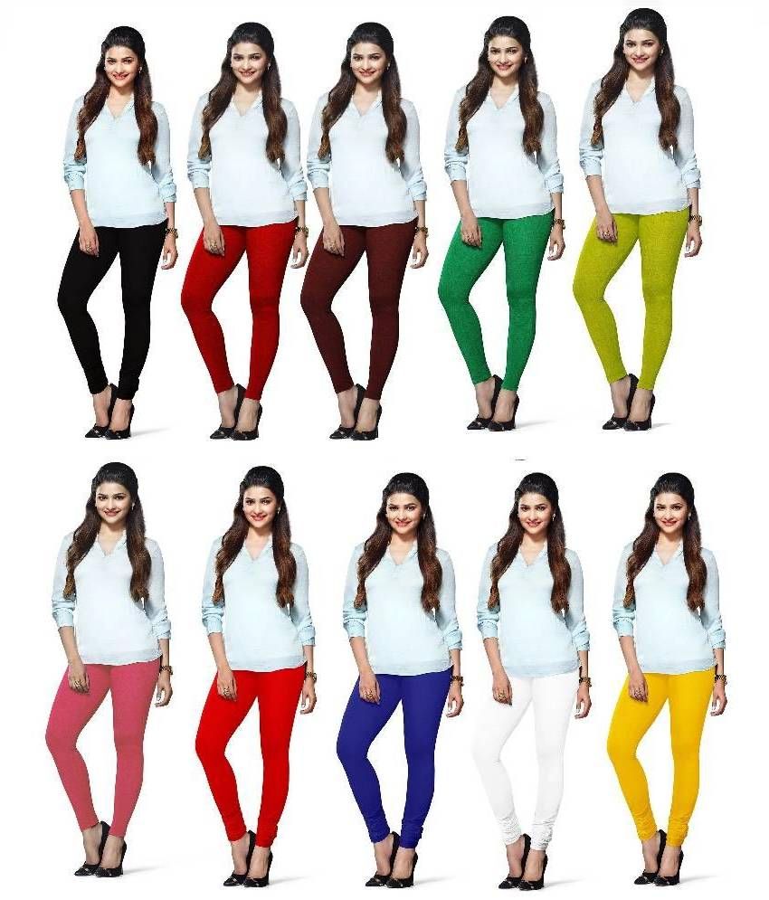 Roshni Fashion Multicoloured Cotton Leggings Price in India Buy