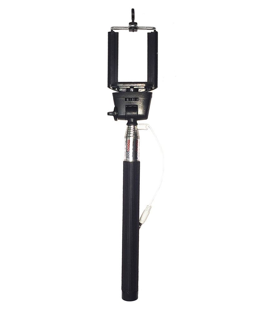 Best Z075S Black Monopod Selfie Stick Selfie Sticks & Accessories