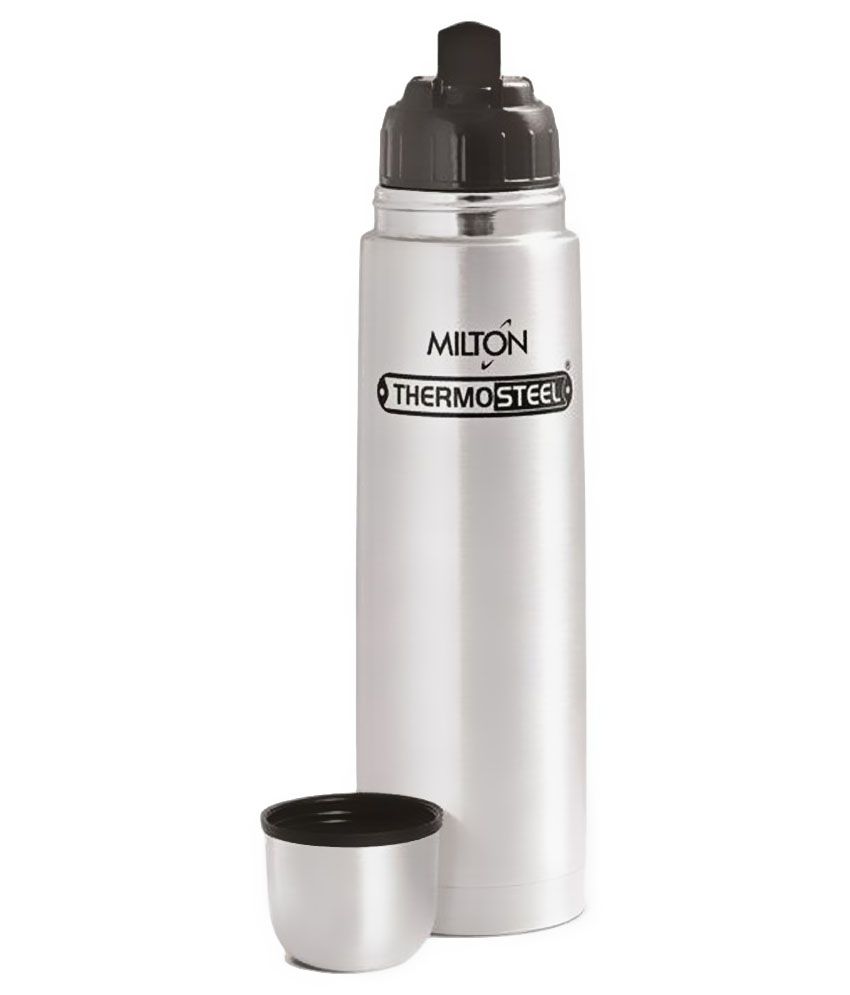     			Milton Silver Stainless Steel New Flip Lid 500 ml Flask