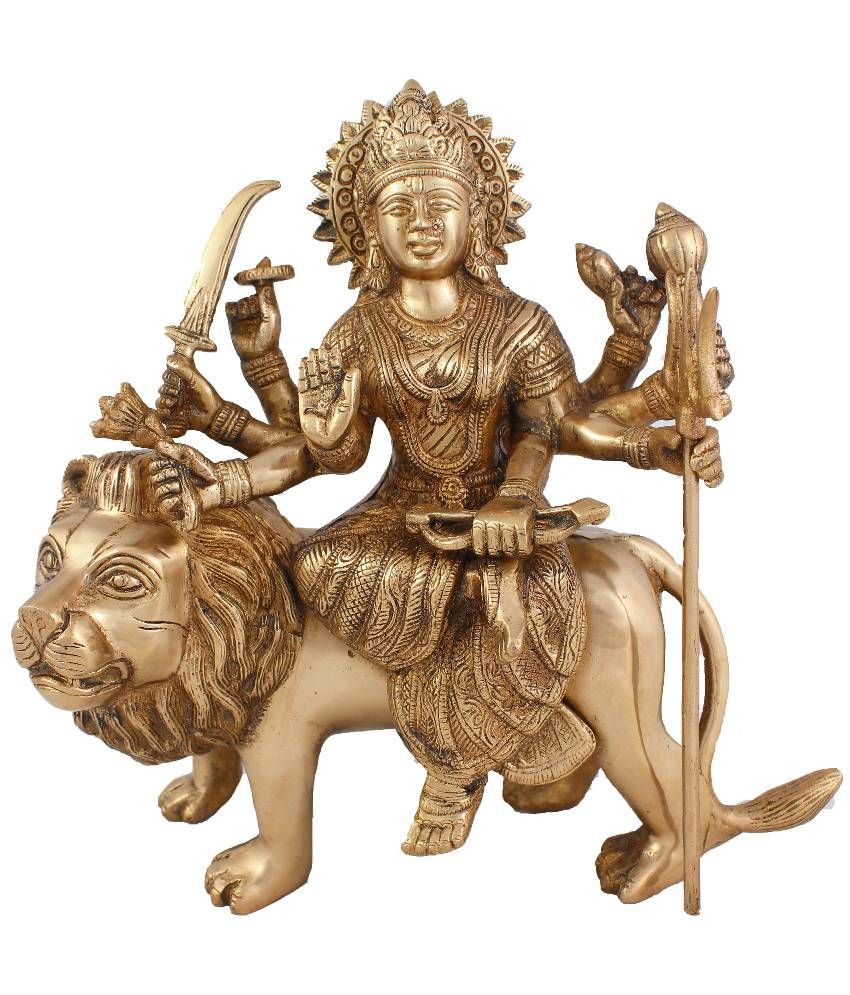 Arihant Craft Durga Brass Idol: Buy Arihant Craft Durga Brass Idol at ...