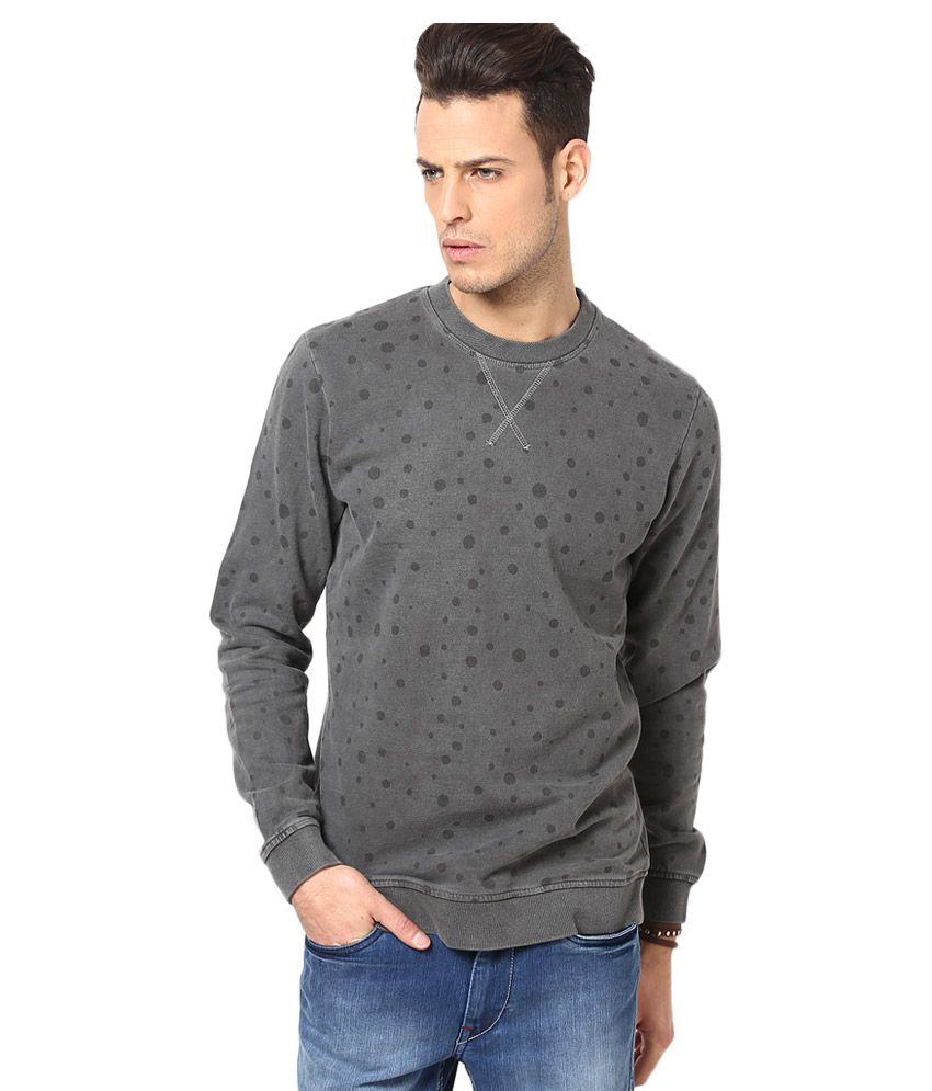 jack and jones grey sweatshirt