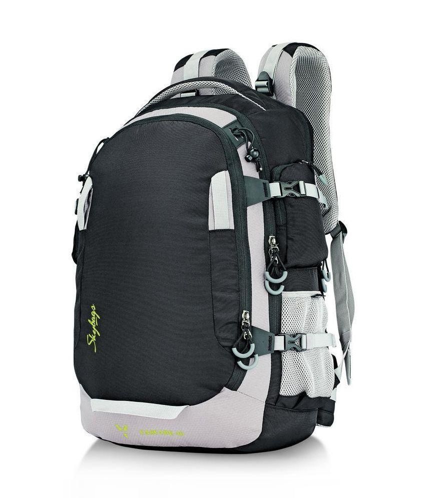 skybags black laptop backpack