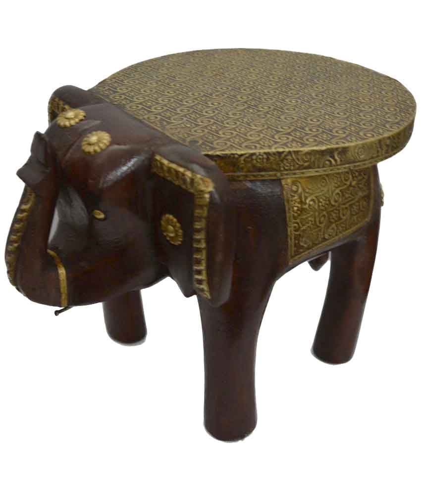 icraft Brown Wooden Flower Vase Stand Buy icraft Brown Wooden Flower