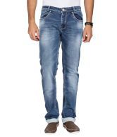 Mufti Blue Narrow Fit Jeans