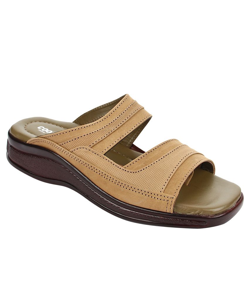     			Coolers By Liberty - Brown Leather Daily Slipper