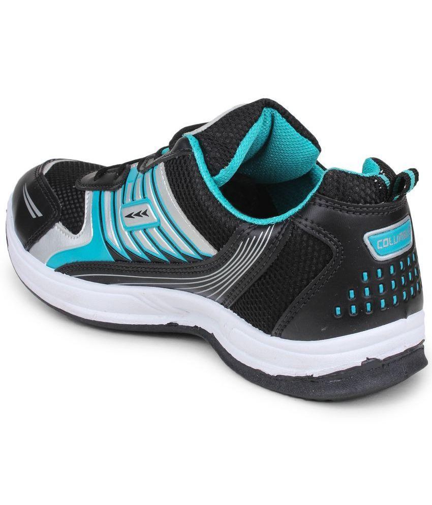 columbus black running shoes