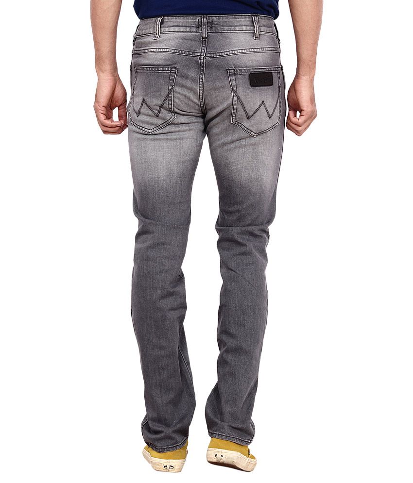Wrangler Grey Slim Fit Jeans - Buy Wrangler Grey Slim Fit Jeans Online ...