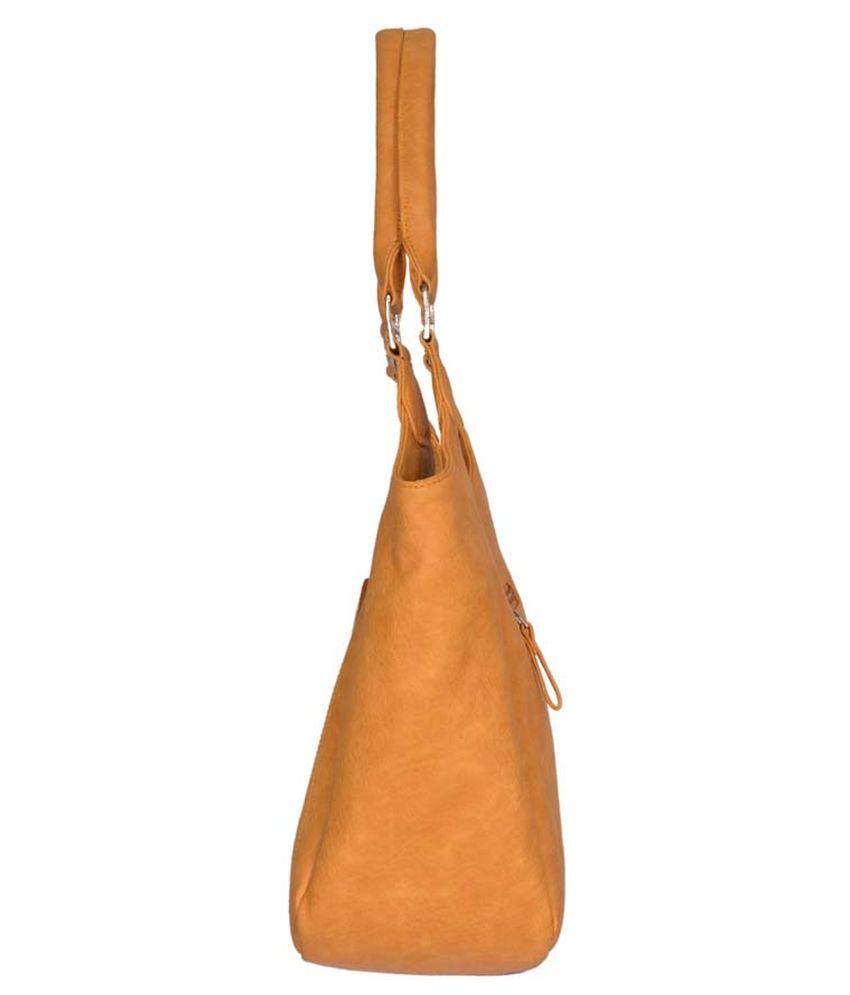 Baggo Yellow P.U. Shoulder Bag Buy Baggo Yellow P.U. Shoulder Bag