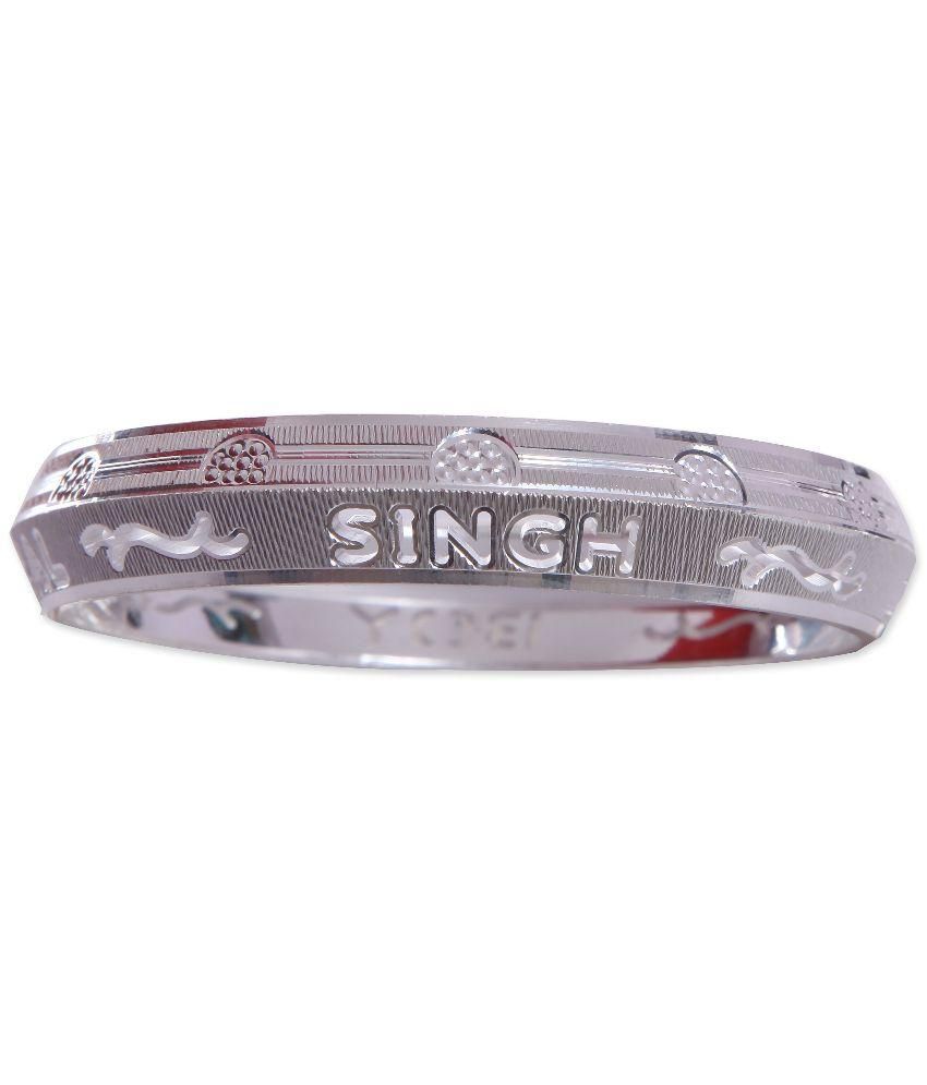 Jaipur Gems Silver Designer Kada: Buy 