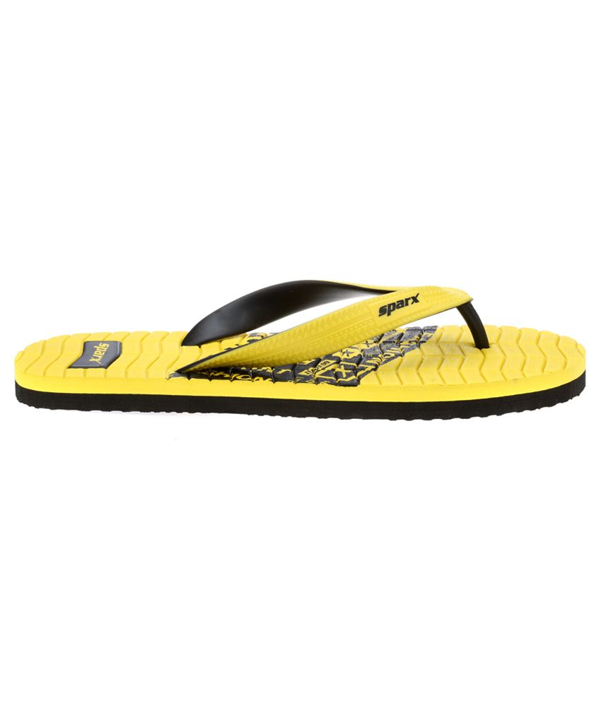 Sparx Yellow Flip Flops Price in India- Buy Sparx Yellow Flip Flops Online at Snapdeal