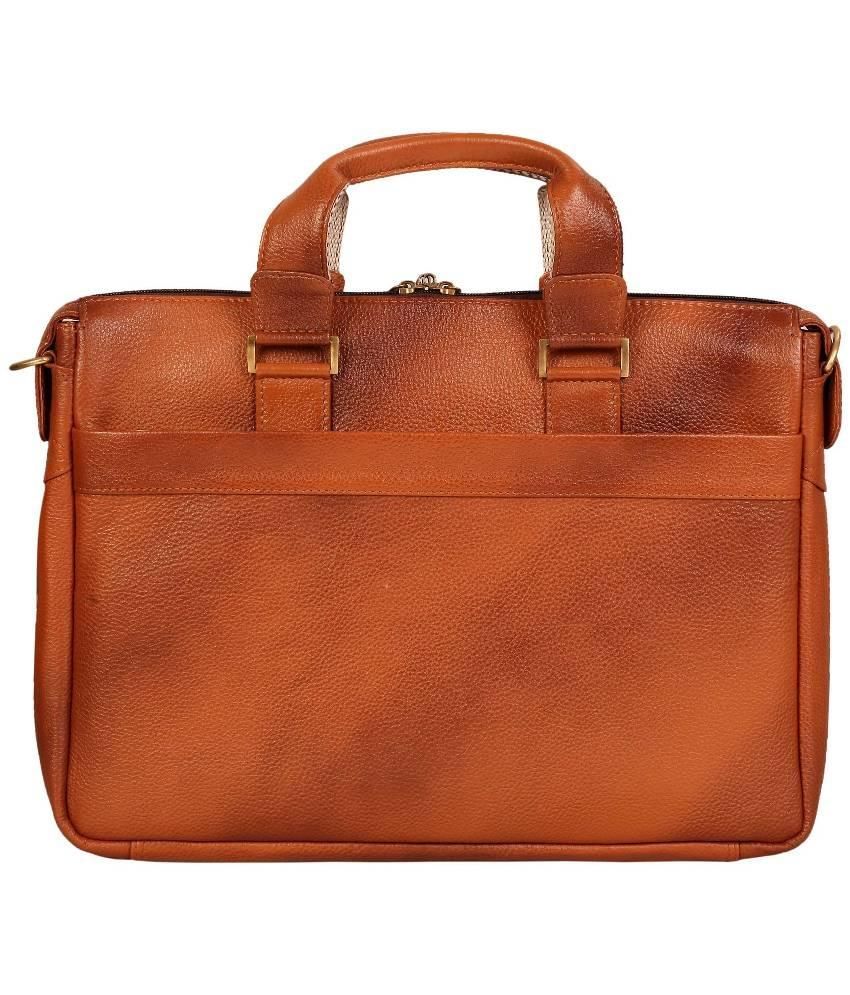 Scharf Brown Leather Office Bag Buy Scharf Brown Leather Office Bag