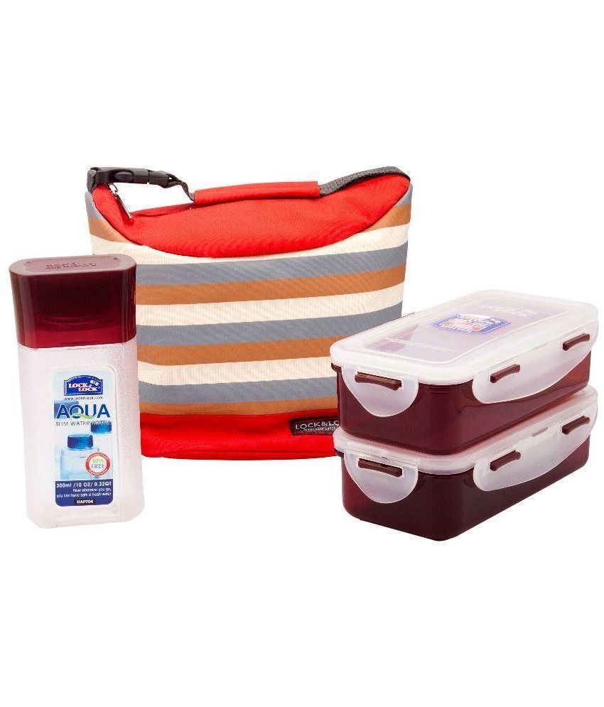 lock & lock lunch bag set