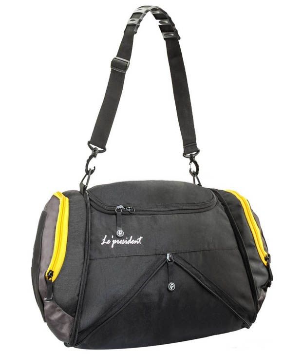 President Yellow Polyester Duffle Bag - Buy President ...