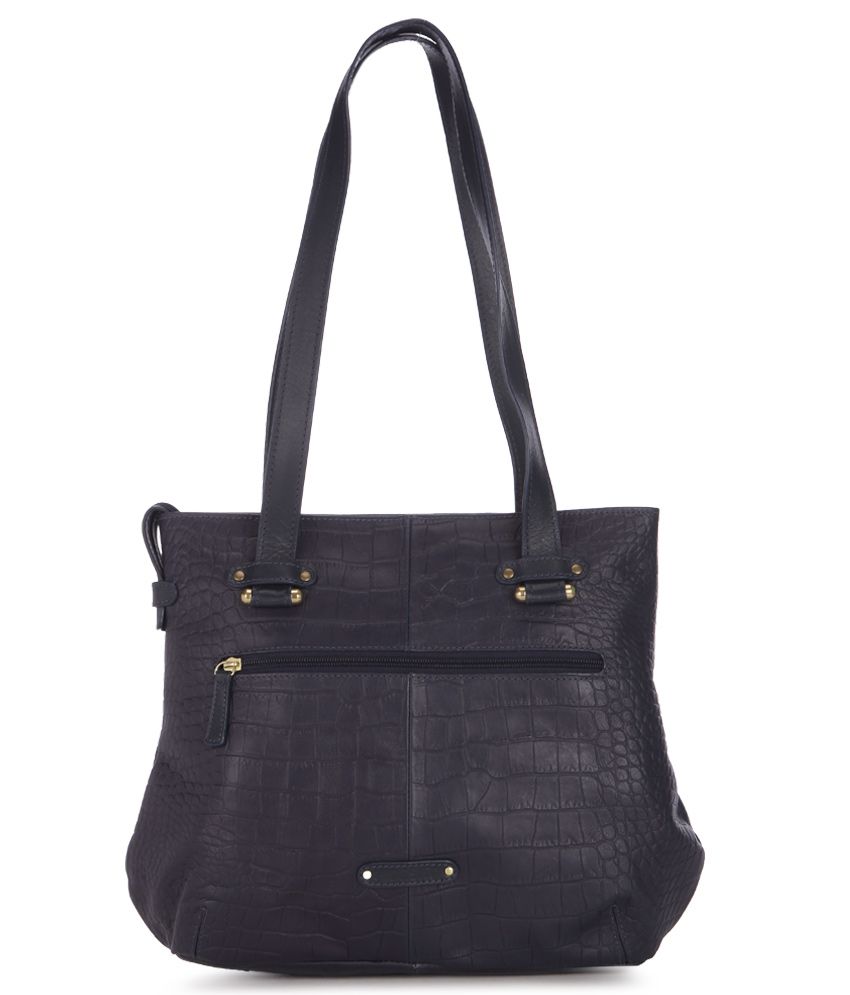 Hidesign Blue Pure Leather Shoulder Bag Buy Hidesign Blue Pure