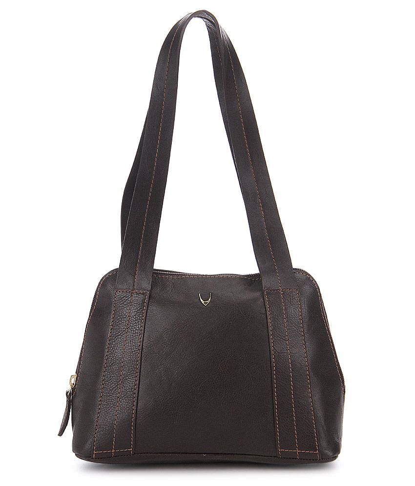 Hidesign Brown Pure Leather Shoulder Bag Buy Hidesign Brown Pure