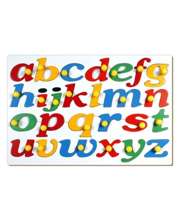 Little Genius Multicolor Jumbo Alphabets abc With Big Knobs - Set Of 3 ...