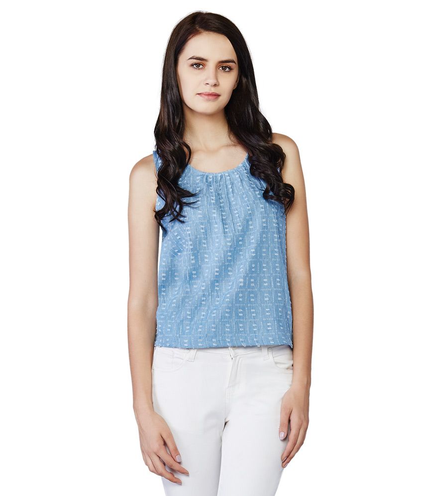 round neck sleeveless tops