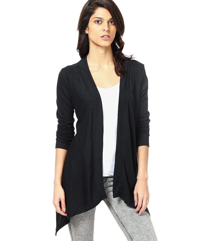 Hound fungere afsked Buy Vero Moda Black Long Shrug Online at Best Prices in India - Snapdeal