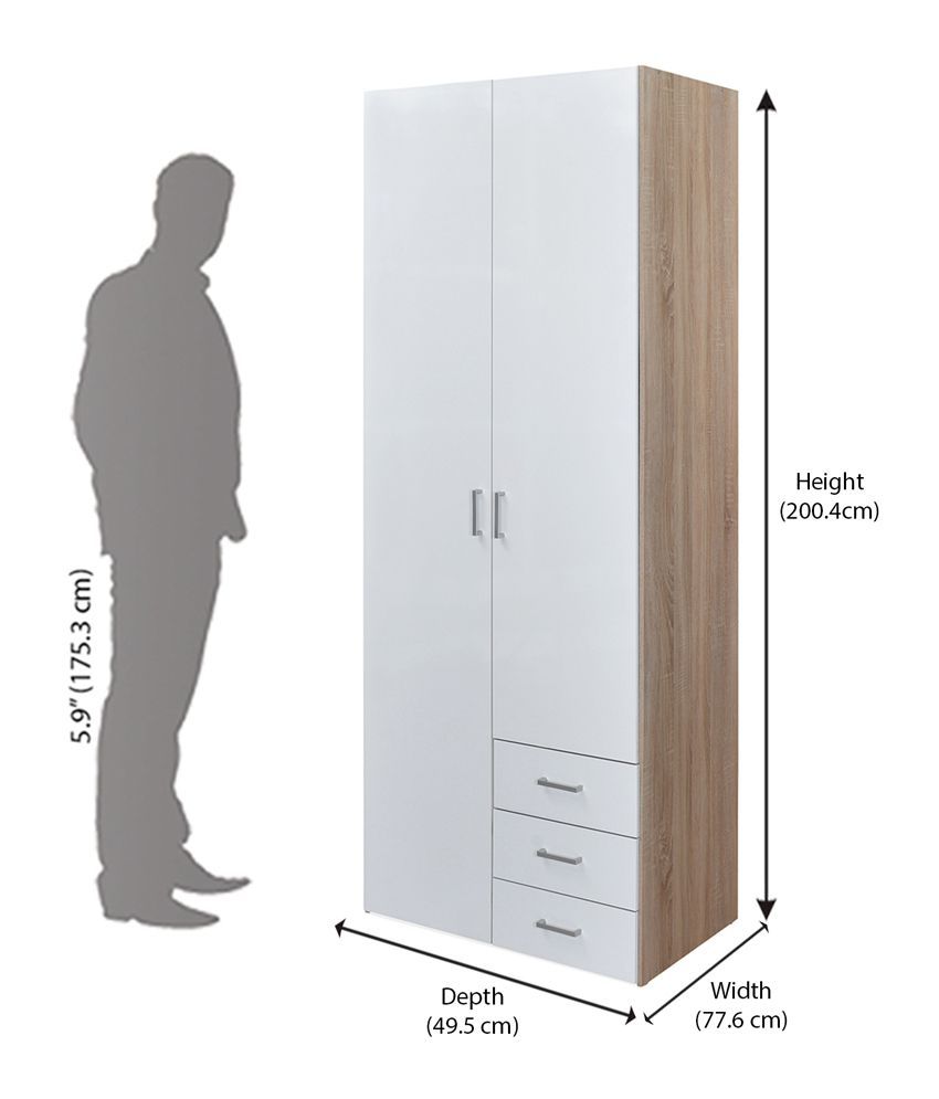 Home Masters 2 Door Wardrobe Buy Online At Best Price In India