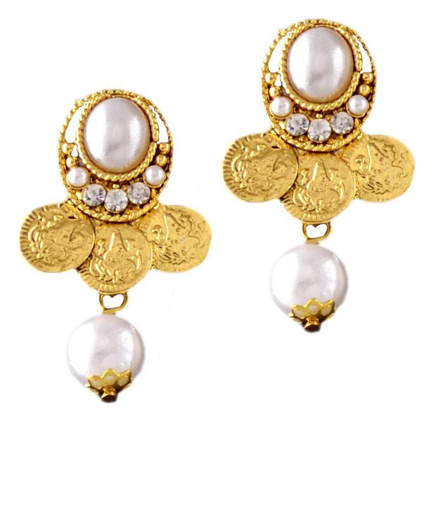 RG Fashions Jewellery Golden Alloy Pendant Set: Buy RG Fashions ...