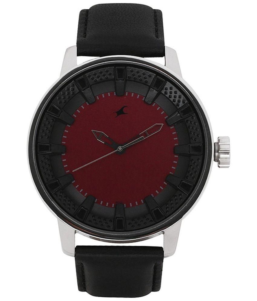 fastrack dual time analog watch