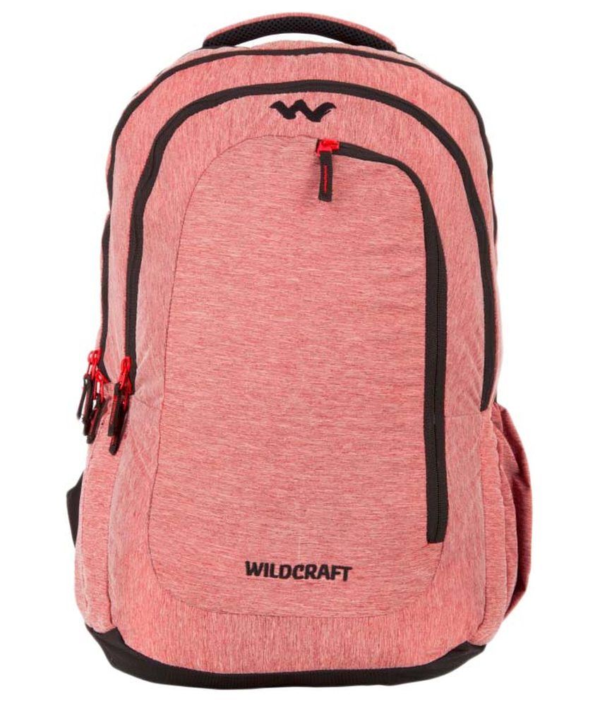 wildcraft pink backpack