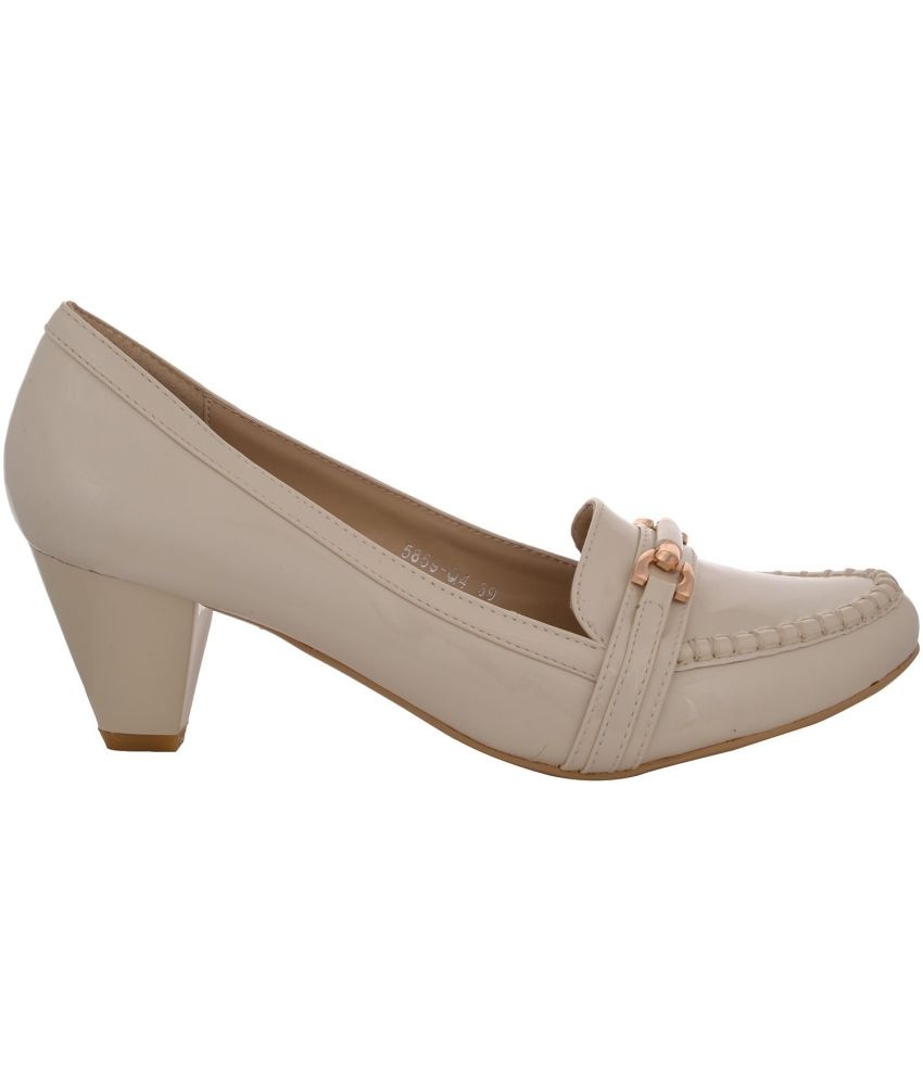 beige block heels open toe