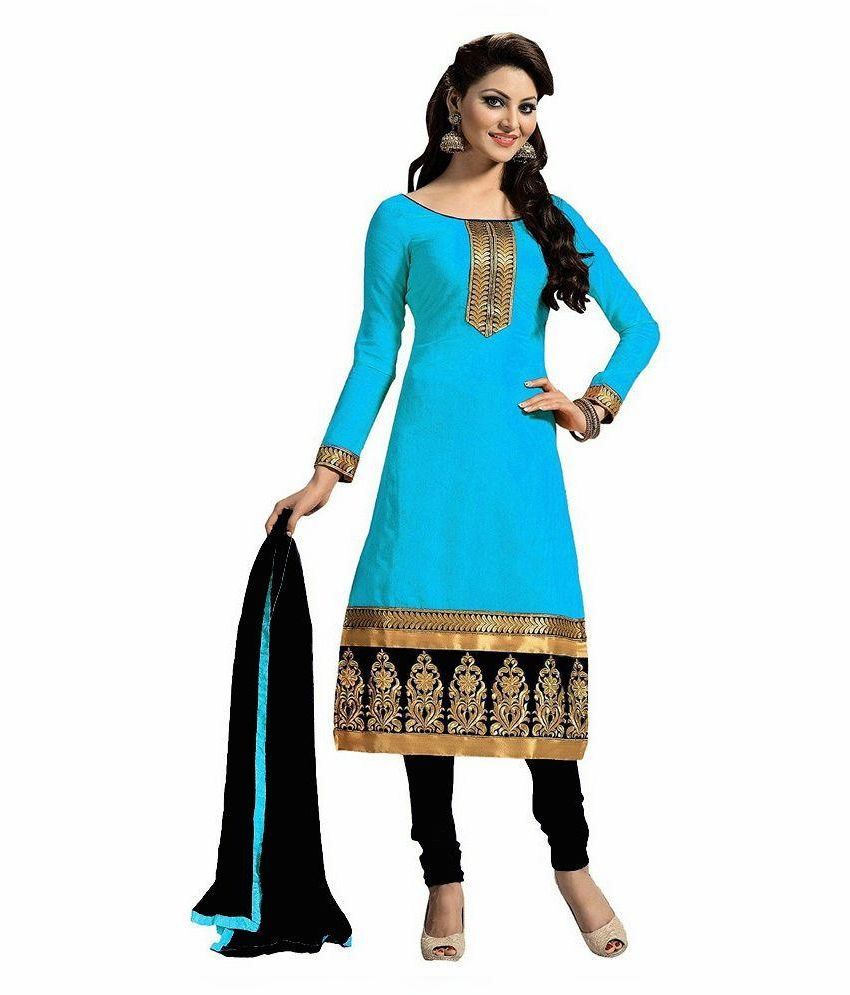 kurti unstitched material