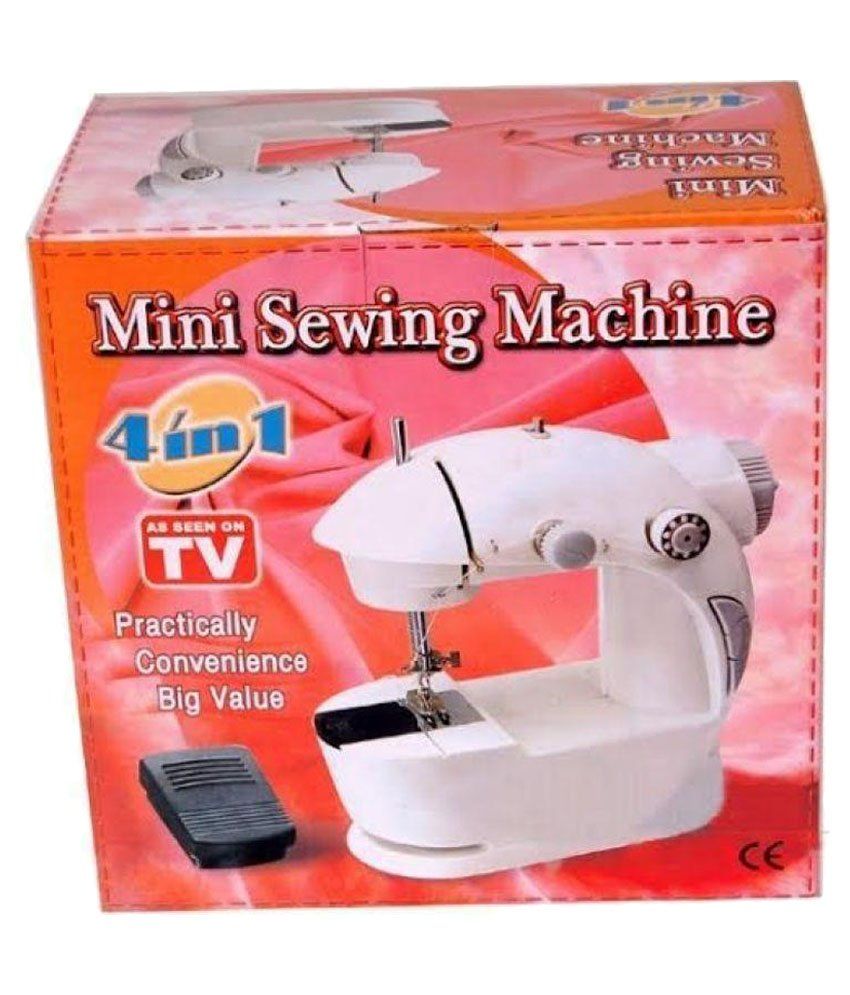 Raf India 4 in 1 Mini Sewing Machine With Foot Pedal Portable & Compact