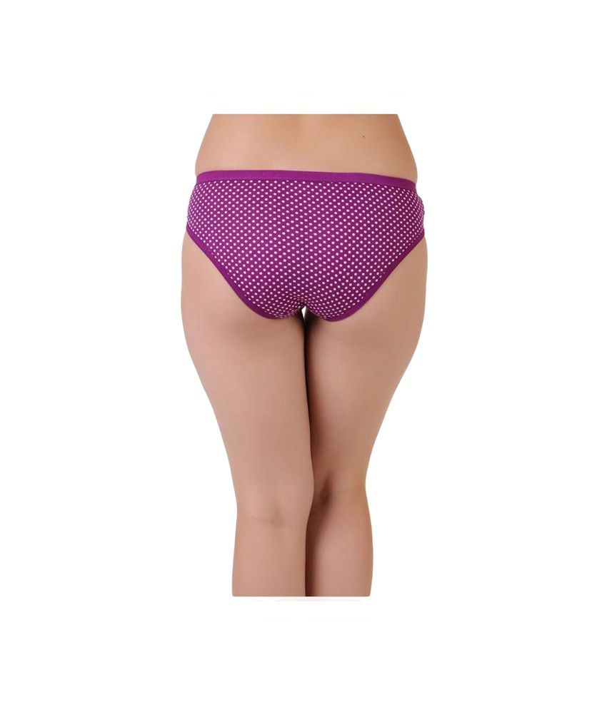 Buy Tahiro Purple Cotton Panties Online At Best Pric