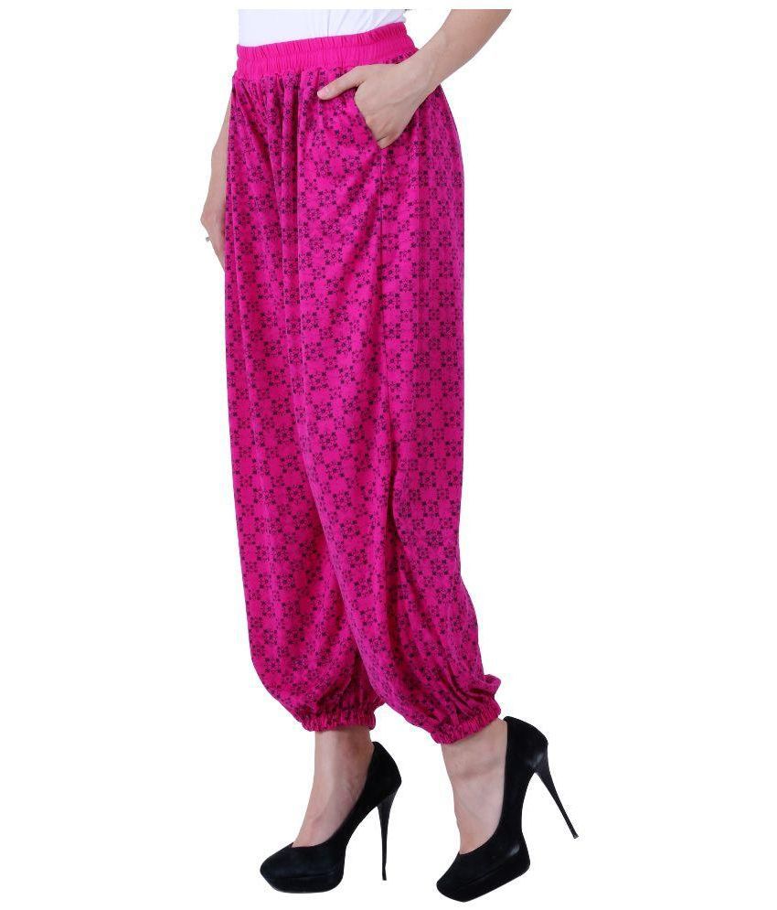 NumBrave Multicoloured Viscose Harem Pants Price in India - Buy ...