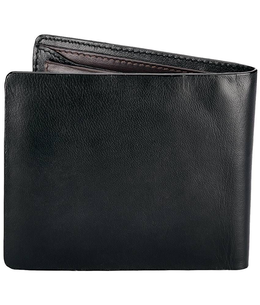 Raymond Black Leather Formal Men's Wallet: Buy Online at Low Price in ...