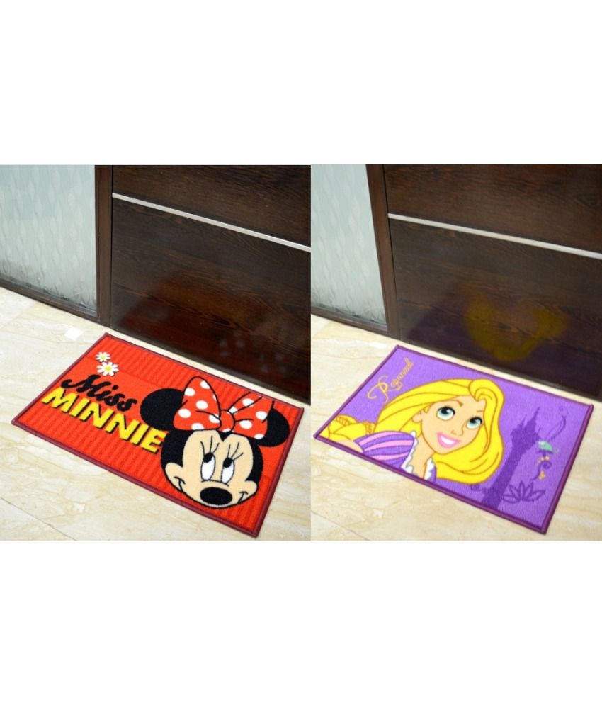 Disney Minnie Mouse and Princess Rapunzel Doormat (Set of 2) Buy