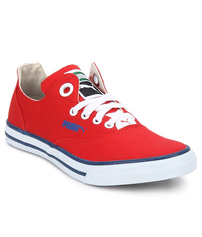 Puma Limnos CAT3DP Red Casual Shoes 