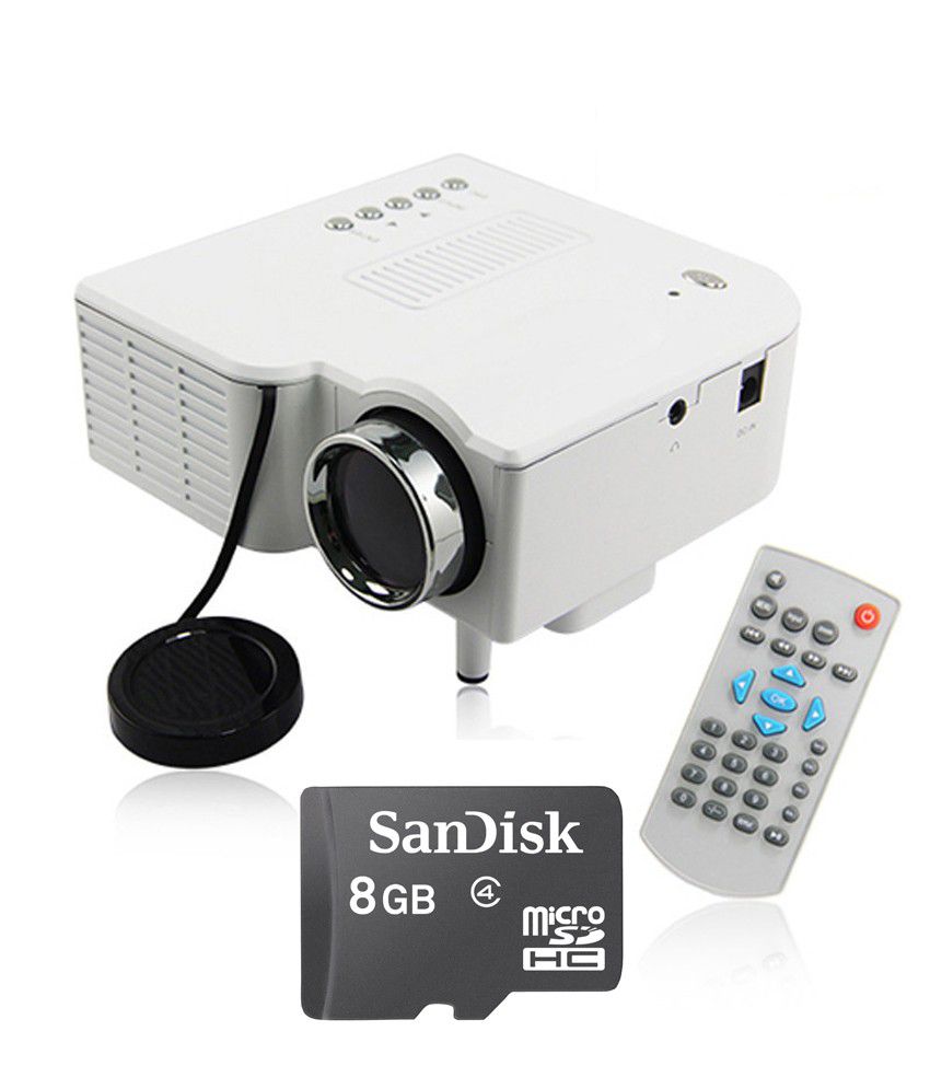     			Unic UC28+ with 8GB Card LED Projector 320x240 Pixels