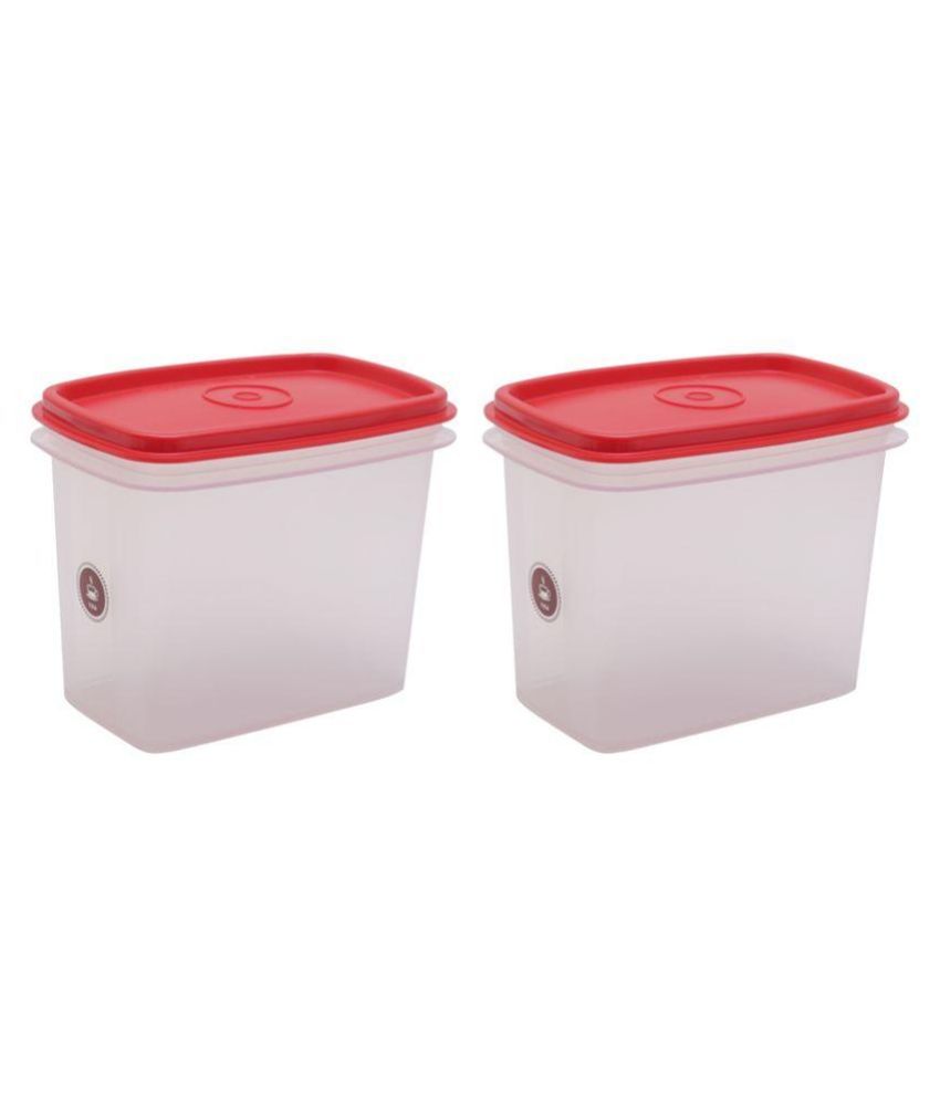 Tupperware White Polypropylene Container - 2 Piece: Buy Online at Best ...