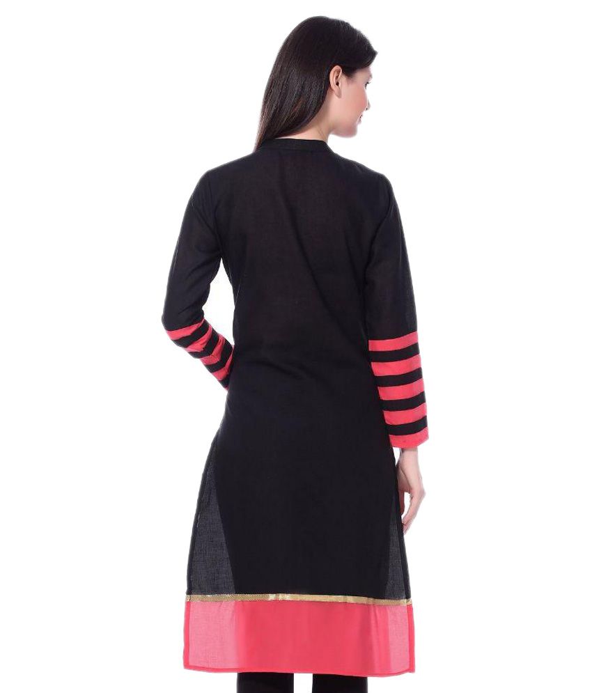 janasya black kurti