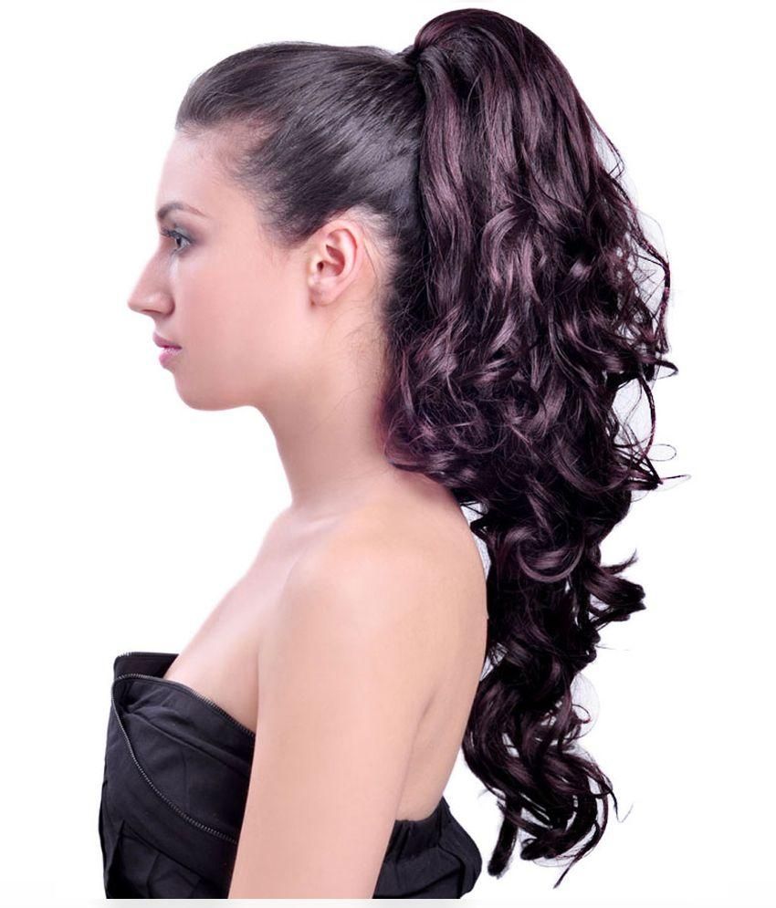 EasyLiving Brands 30 Second Style Curly Hair Extension (Brown)