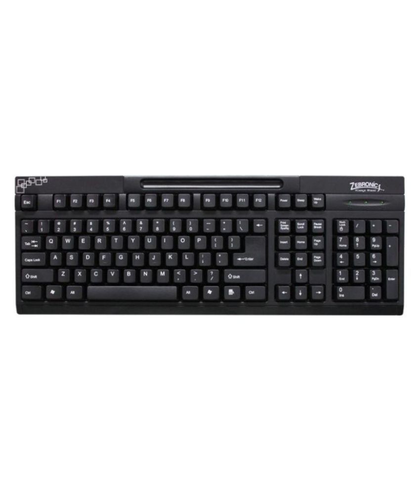 Zebronics Wireless Desktop Keyboard Black Buy Zebronics Wireless