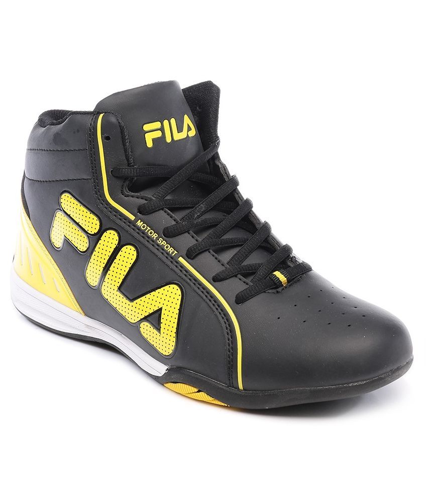 Fila black basketball shoes Clearance