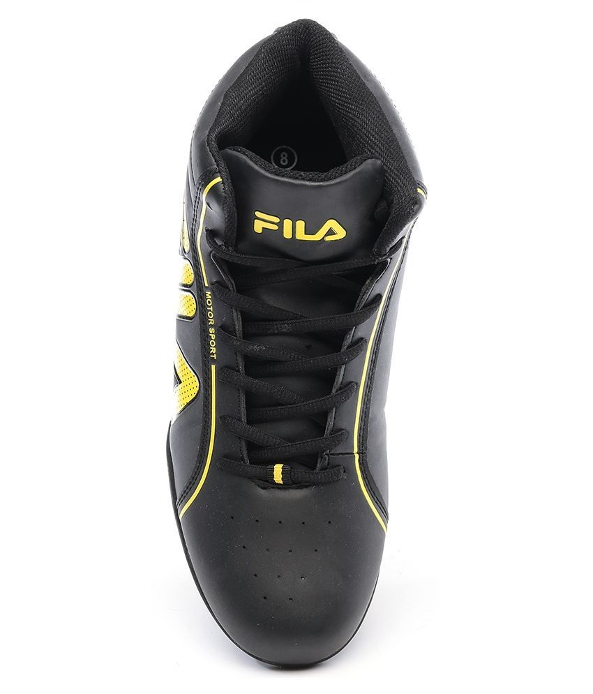 fila leedo black basketball shoes