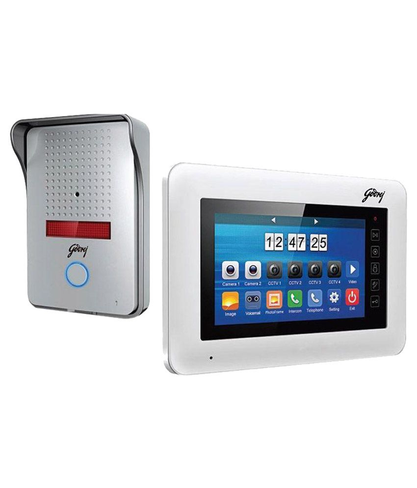 Godrej SEVD8940 Seethru Video Door Phone Kit - White Price in India ...