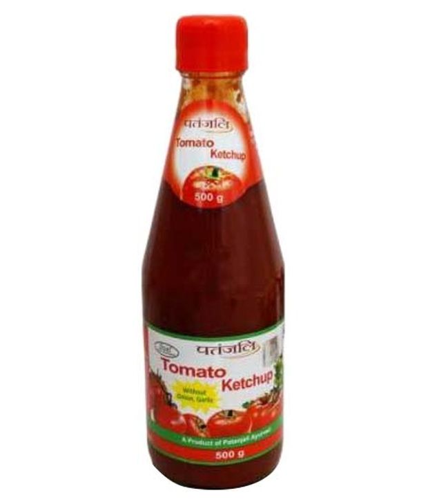 Patanjali TOMATO KETCHUP 500G (W/O ONION GARLIC) Pack of 2 Buy